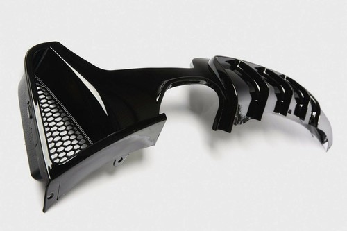 FOR BMW F32 F33 F36 REAR DIFFUSER VALANCE LIP M PERFORMANCE SPOILER GLOSS BLACK - Picture 13 of 18