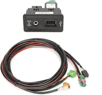 For VW Golf 7 GTR MIB2 Radio CarPlay MDI USB AUX AMI Switch Plug Set 5G0035222E