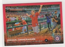 Jordan Zimmermann #38/#398 2015 Topps serial MINI cards /5 /10 Nationals Tigers
