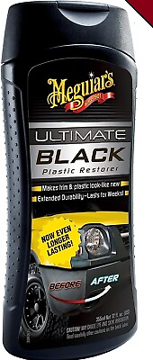 #ad Meguiars Car Black Plastic Restorer Fluid 12 oz Ultimate Trim Protect Restore US $18.00