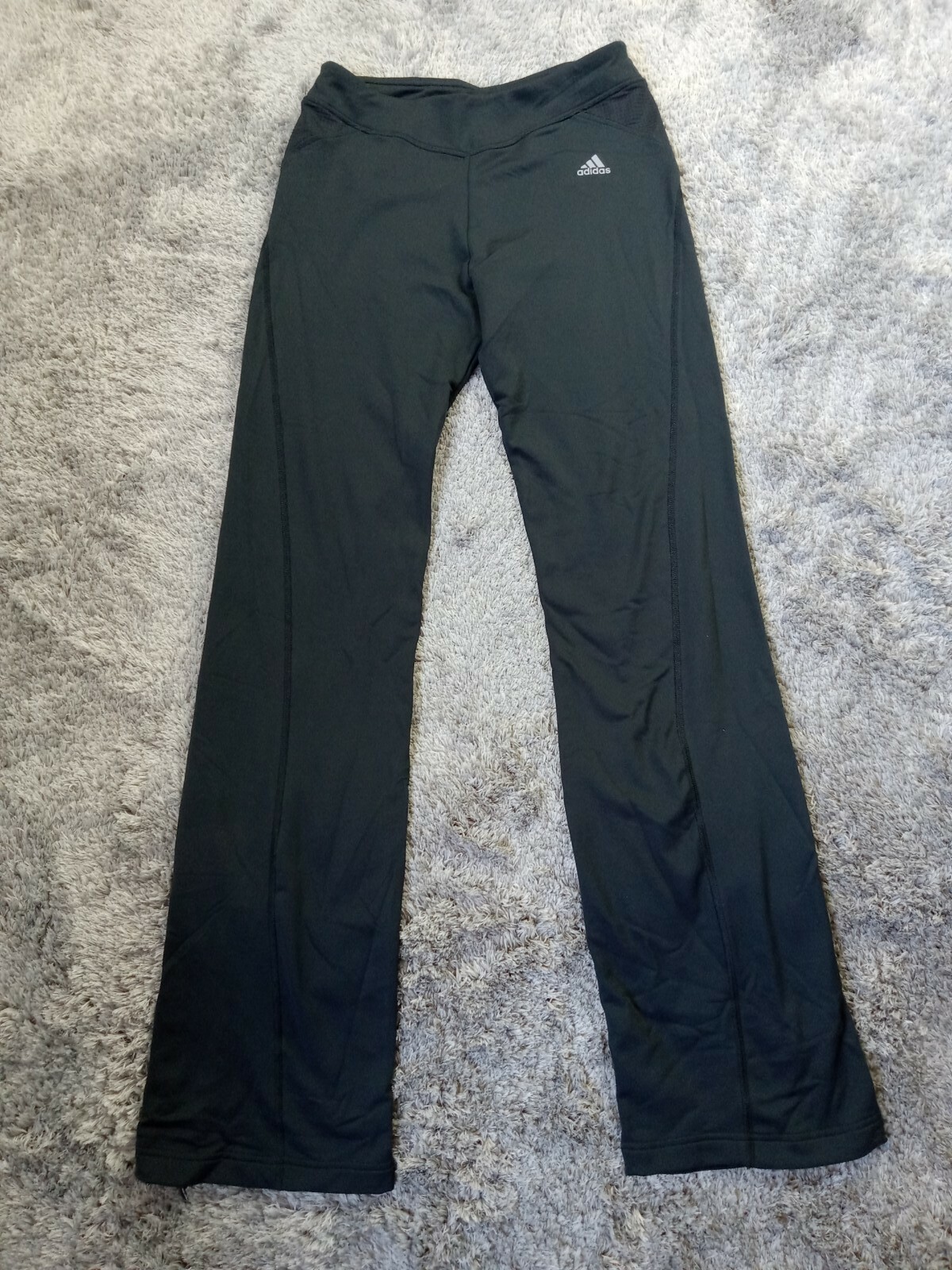 Adidas Yoga Pants Womens (Small)Black Workout Pants Trousers Athletic Baggy Run-image