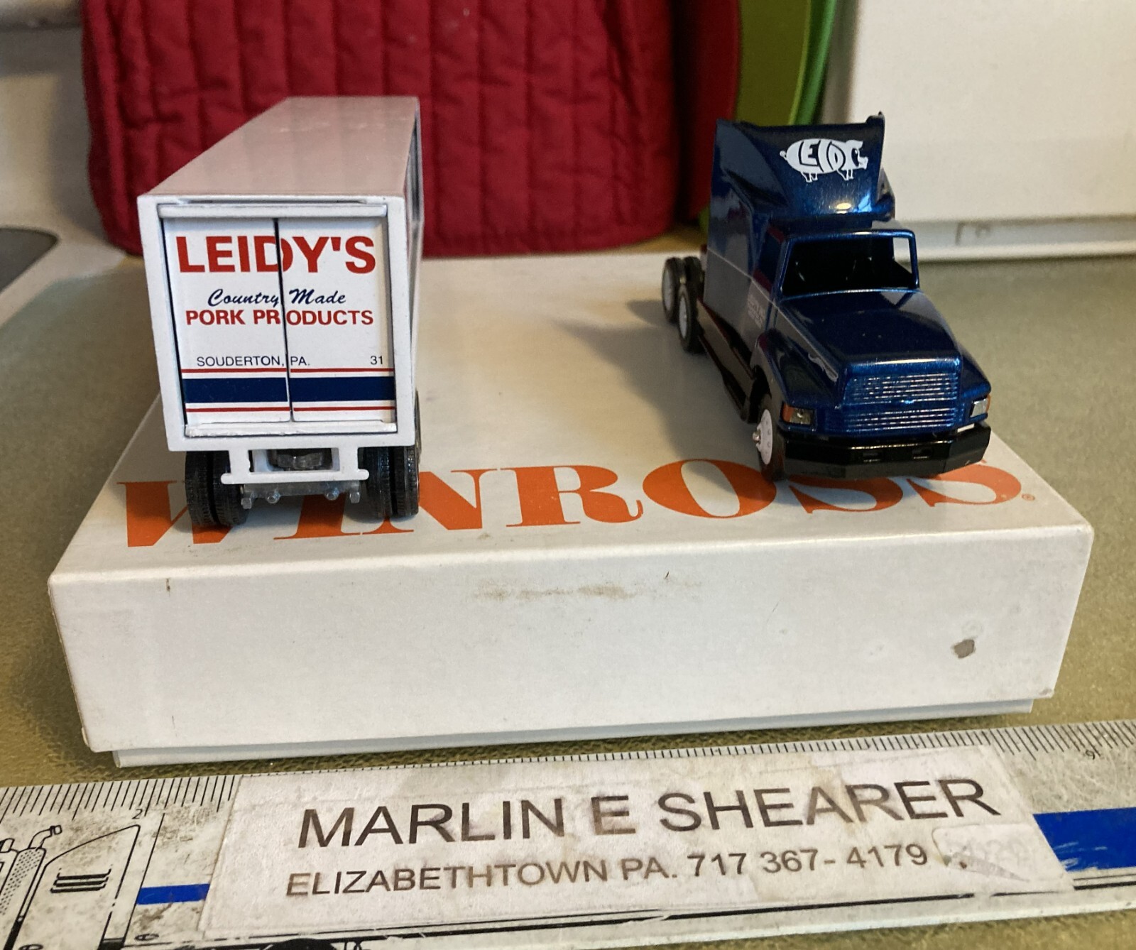 LEIDY'S PORK PRODUCTS souderton pa. TRACTOR TRAILER WINROSS TRUCK eBay