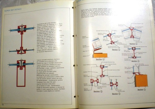Vtg Super Sky Products Building Skylights Daylights Catalog Interior Design 1973 - Picture 5 of 5