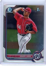 2022 Bowman Chrome - Andry Lara - 1st Bowman Prospects - BCP-70 - Nationals