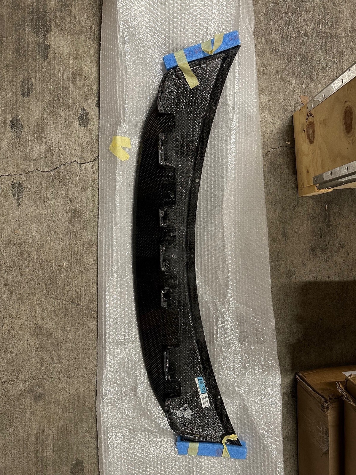 McLaren 750S carbon front bumper spoiler