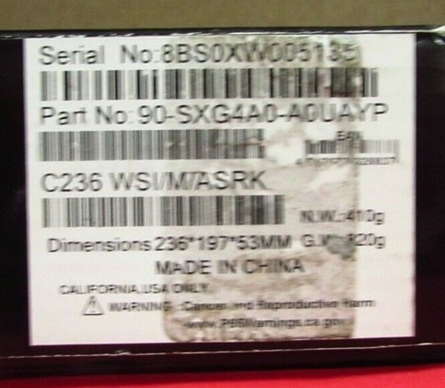 ASROCK SERVER WORKSTATION MOTHERBOARD 90-SXG4A0-A0UAYP - Picture 2 of 4