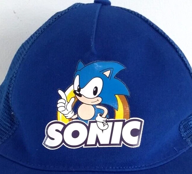 Sonic the Hedgehog Sega Azul Gorra de Béisbol Unisex Sombrero-Ajustable Foto 4 de 4