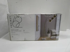 Span 3-Head Metal Globe Floor Lamp - Brass Finish Adjustable Globes NEW!