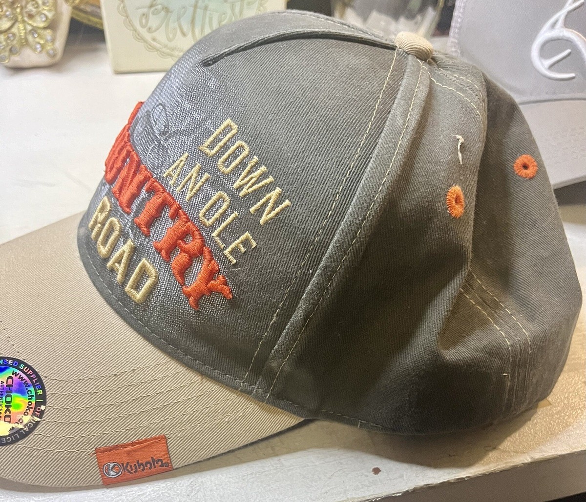 Kubota Country Road Stone Wash Cap | eBay