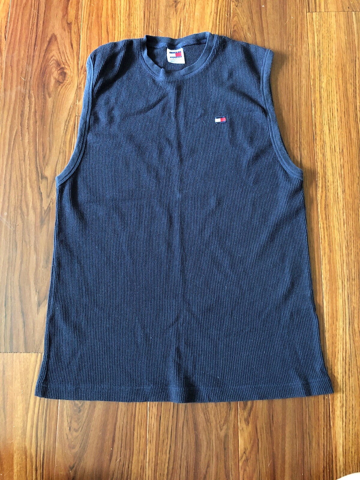 Vintage 90s Tommy Hilfiger XL Sleeveless Tee Tank Top for Men