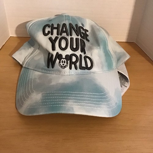 Disney Parks - Baseball Hat/Cap - Mickey Mouse Tie-Dye - Change Your World - NEW