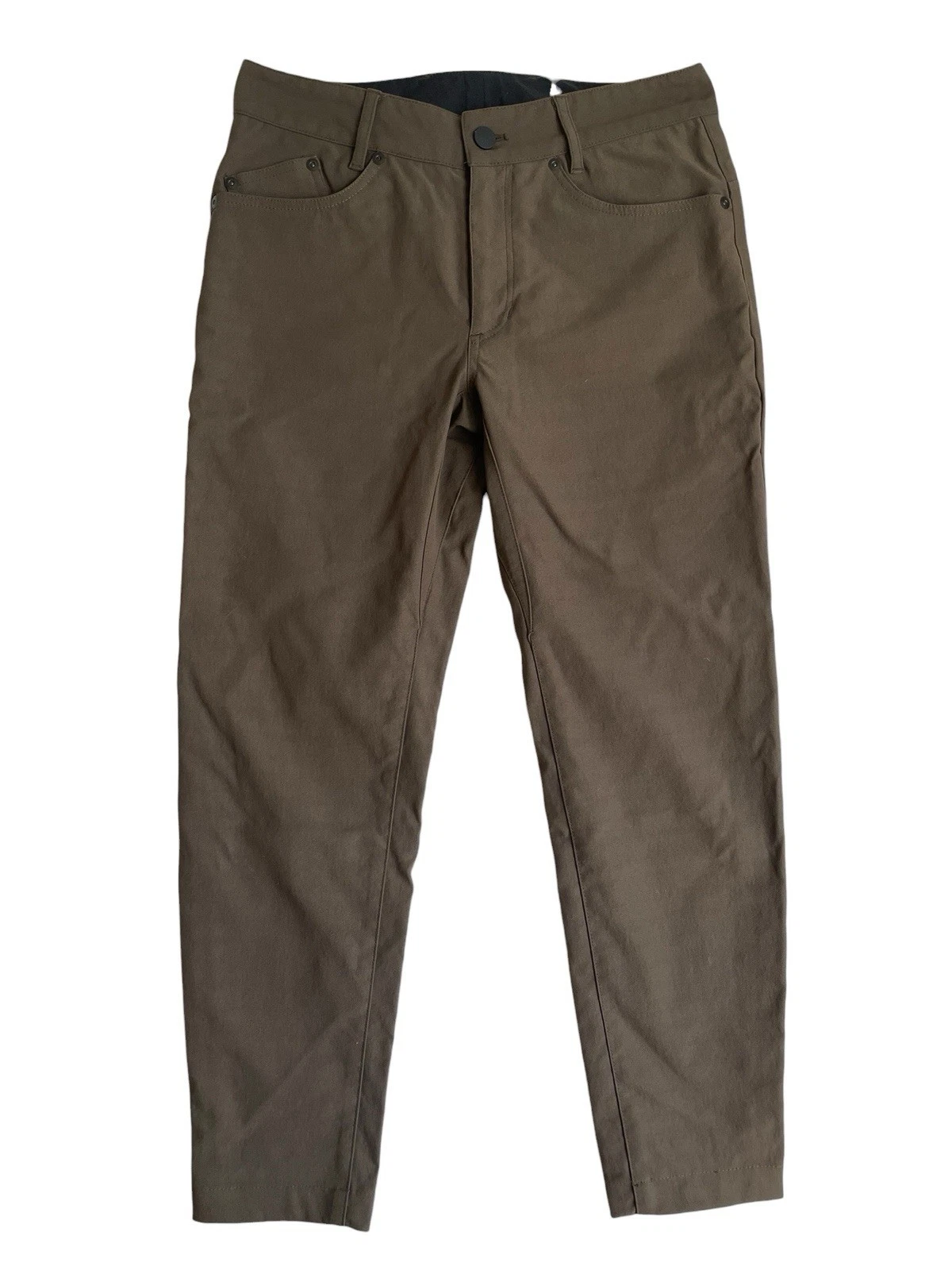 Outlier Pants Size 28X25 Strong Dungarees Strongtwill Dark Olive Brown Unisex