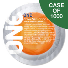 1000 pieces  pack  One Colors sensations latex lubricated condoms condones