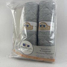 BlueSnail Bamboo Waterproof Changing Pad Liner JL3 White Size 14"x27.5"