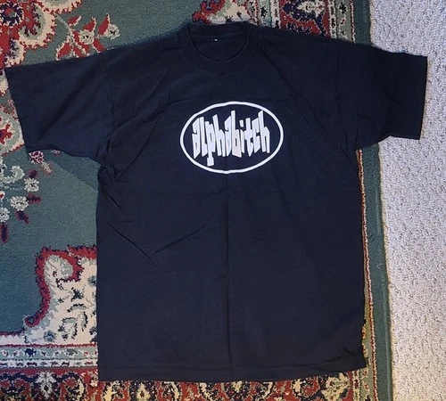 Alphabitch Concert T-Shirt Portland, OR RCKRGRL 1990s vintage concert t-shirt, vintage, single stitch, B+ condition