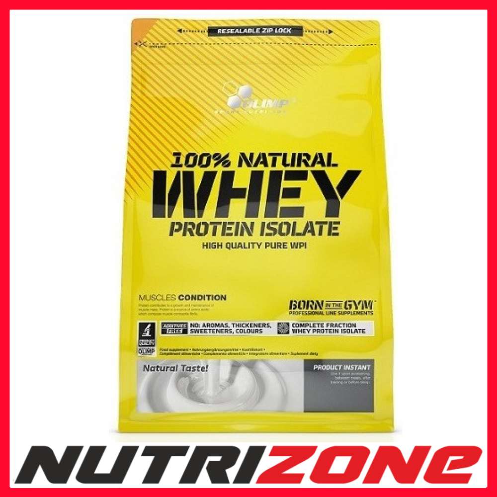 Olimp Nutrition 100% Natural Whey Protein Isolate, Natural - 600 grams