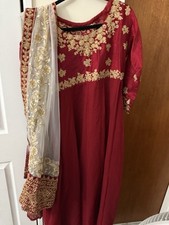 Women Long Maxi Dress Medium Size Indian Pakistani For Women