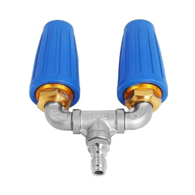 #ad 1PCS 360° Rotating Pressure Washer Dual Turbo Nozzle 1 4quot; Quick Connector $22.96