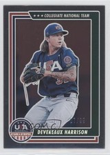 2022 Panini USA Baseball Stars & Stripes Holo Silver /99 Devereaux Harrison 7iu