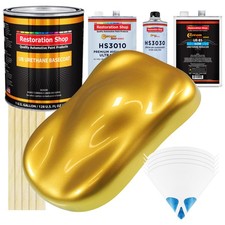 Saturn Gold Firemist Gallon Urethane Basecoat Clearcoat Car Paint Slow Kit Saturn Gold Firemist Gallon Urethane Basecoat Clearcoat Car Paint Slow Kit