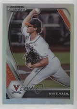 2021 Panini Prizm Draft Picks Silver Prizm Mike Vasil #PDP199 qf6