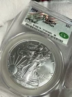 2018 CAC MS70 Silver Eagle CAC President Ron Drzewucki Signed S$1