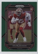 2022 Panini Prizm Rookies Green Prizm Drake Jackson #396 0vk0