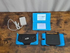 Nintendo DSi Blue Handheld System in NERF Case w/Charger - Working - No Games