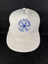 Vintage 1992 Empire State Games Mesh Baseball Hat Albany New York NY Trucker Cap
