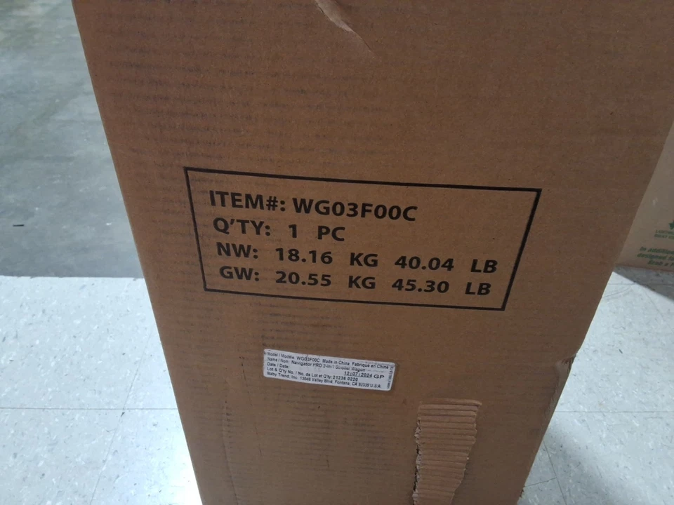 Коляска универсал Baby Trend Navigator plus 2 в 1, приборная панель черная WG03F00C - Изображение 4 из 4