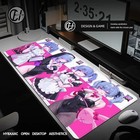 Rabbit Hole Keyboard Desk Mat Large Mouse Mat Locked Edge 60cm x 30cm