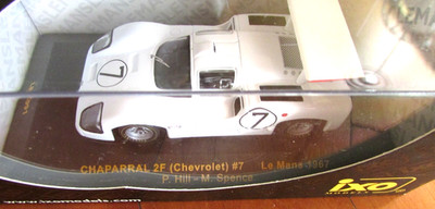 1:43 1967 Chevy 427 Chaparral 2 F race car Chevy 427 LeMans #7 Hill / Spense IXO
