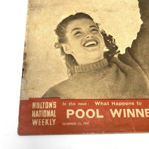 Picture Post Magazine December 13, 1947 Rare Early Marilyn Monroe Cover - Picture 5 of 17