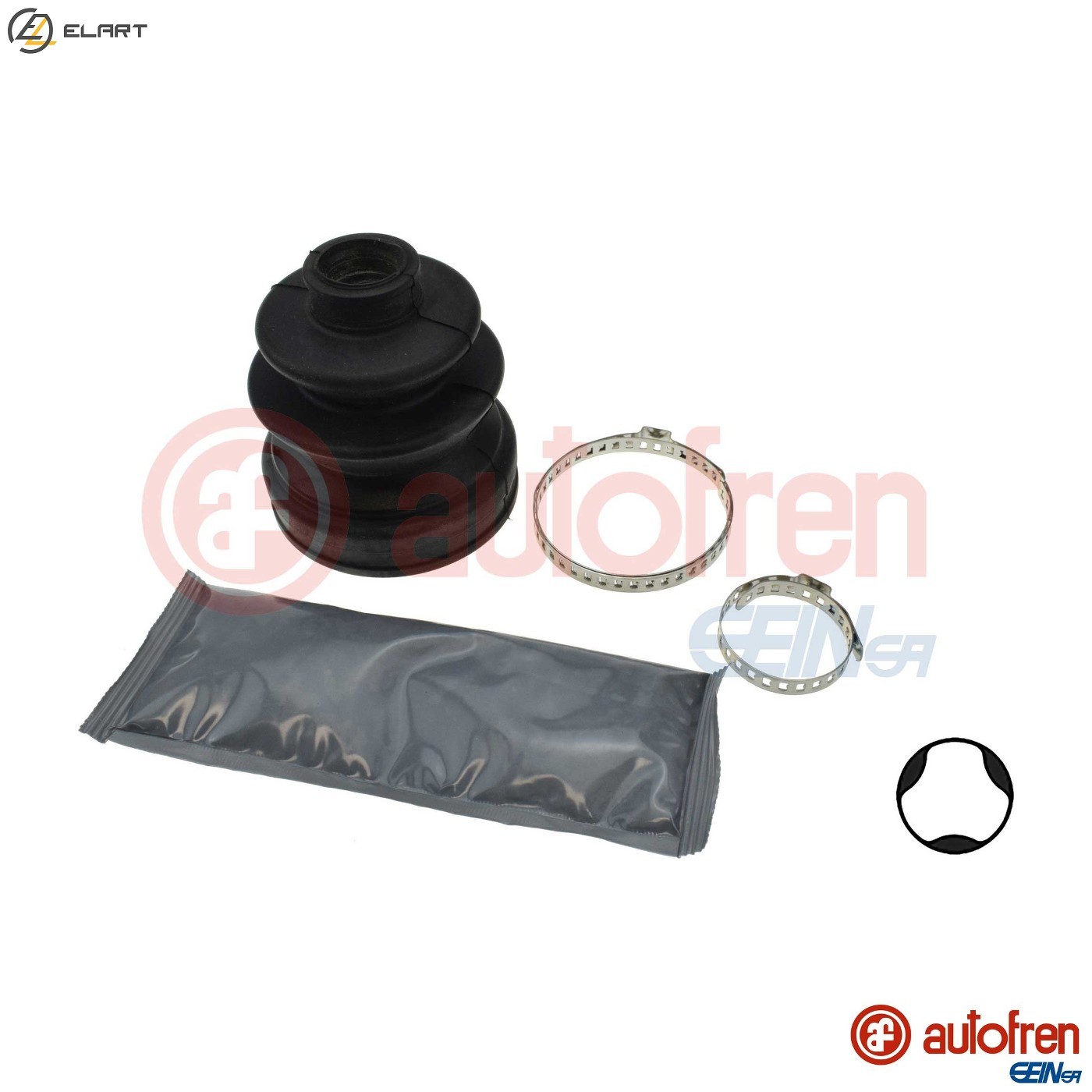 BELLOW KIT DRIVE SHAFT D8215 FOR MITSUBISHI SPACE/RUNNER ECLIPSE/II/Mk/III 1.5L