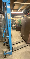 1000kg Manual High Lift Hand Hydraulic Pallet Stacker Truck Forklift Move 1600mm