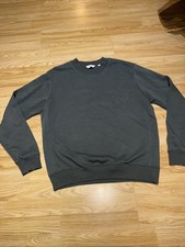 Men  s Green Jumper Medium Classic Pullover Crew Neck By Next