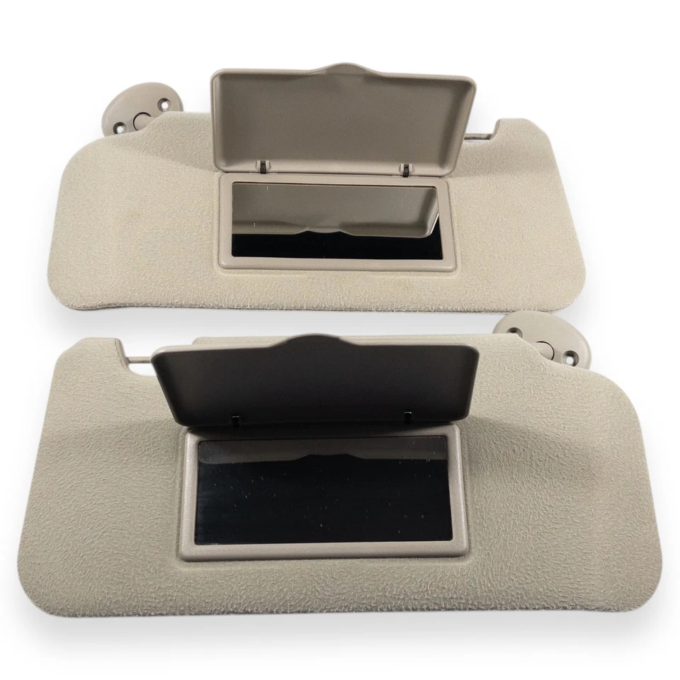 Juego de pares de parasoles laterales para conductor pasajero Saturn Vue 2002-2007 tela beige Foto 4 de 4