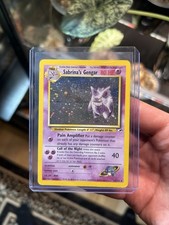 Sabrina's Gengar 14/132 Holo Gym Heroes WOTC Vintage Pokemon Card - LP/MP SWIRL on eBay