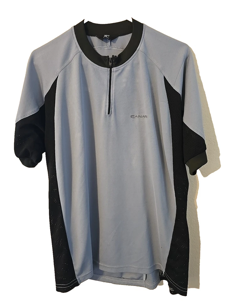 Canari Cycling Jersey Blue Black Men's Vintage - Image 4 of 4