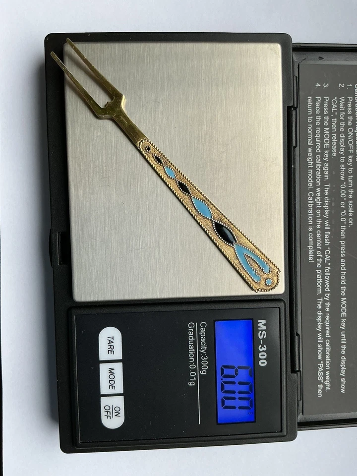 Silber russisch 875er Silber alte Gabel + Wappen. - Bild 3 von 4