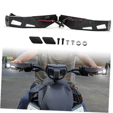  Handguards LED Lights for Can Am Ryker, Aluminum Hand Guards LED Lights Lamps 