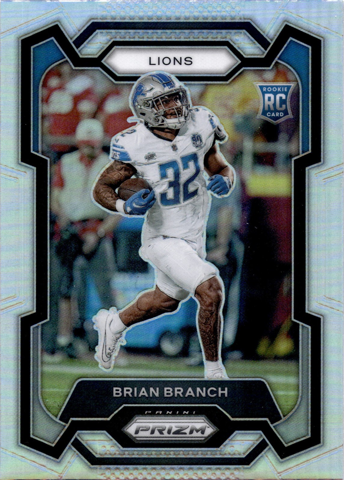 2023 Panini Prizm - Rookies Brian Branch #328 Silver Prizm (RC) 