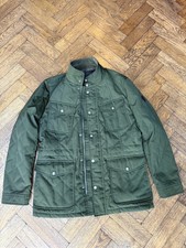 Hackett London Men's New Fenton Jacket Olive Insulated Quilted Size M