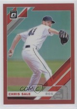 2019 Panini Donruss Optic Red Prizm 33/60 Chris Sale #102 0s3