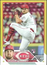 2023 Topps Graham Ashcraft #214 Gold Foil RC