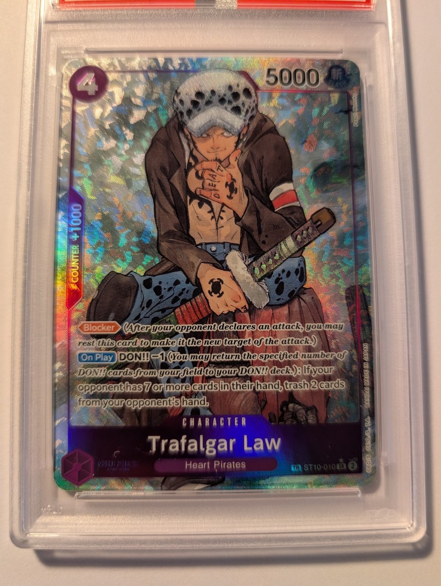 Trafalgar Law Treasure Rare ST10-010 PSA 10 One Piece English | eBay