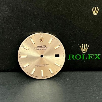 Rolex Datejust 41 Sundust Rosegold Stab Ziffernblatt Auster Jubiläum Ref: 126331