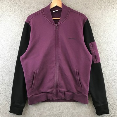 Outdoor Voices Pickup Bomber Cotton Terry Jacket Purple Size L  Athleisure F1