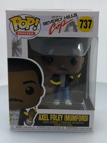 Funko POP! Movies Beverly Hills Cop Axel Foley Mumford #737 DAMAGED BOX