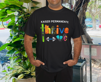 #ad Kaiser Permanente Trive Logo Men#x27;s Logo American T Shirt Funny $19.99